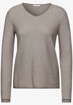 Pulli mit Strukturstreifen