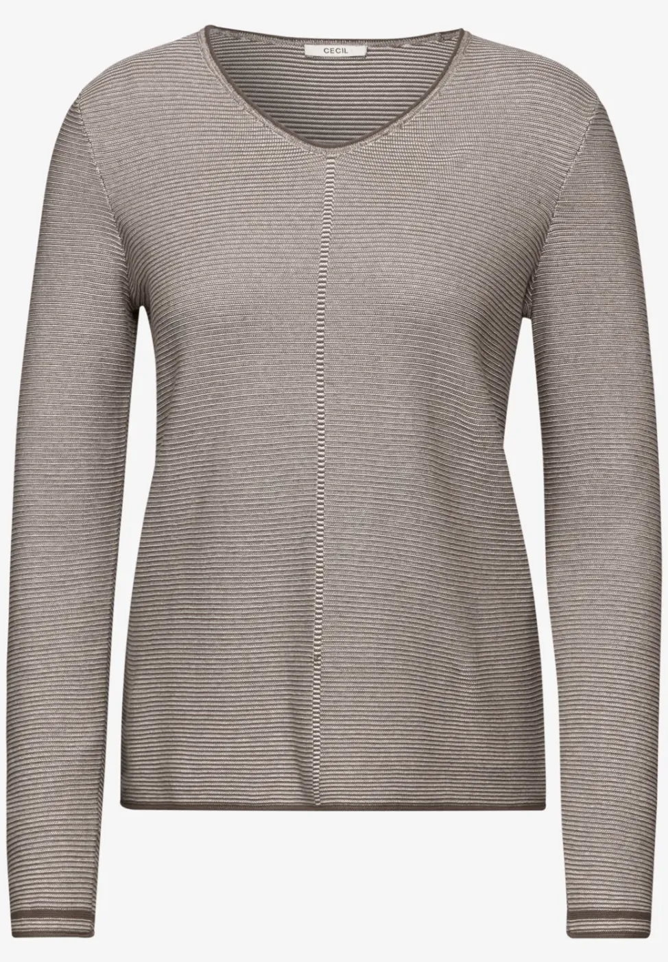 Pulli mit Strukturstreifen