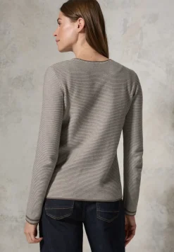 Pulli mit Strukturstreifen