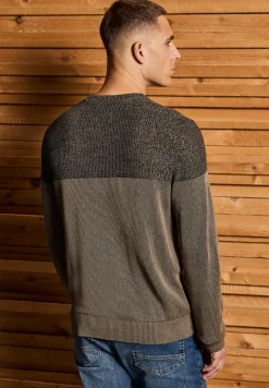 Pullover im Two-Tone Look