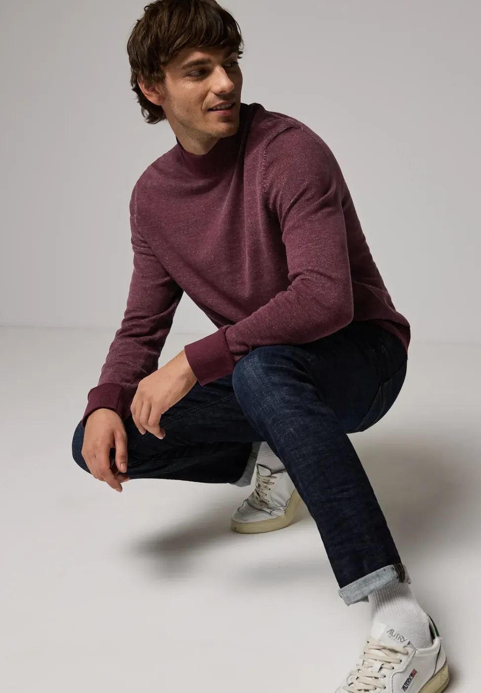 Pullover in Two Tone Optik