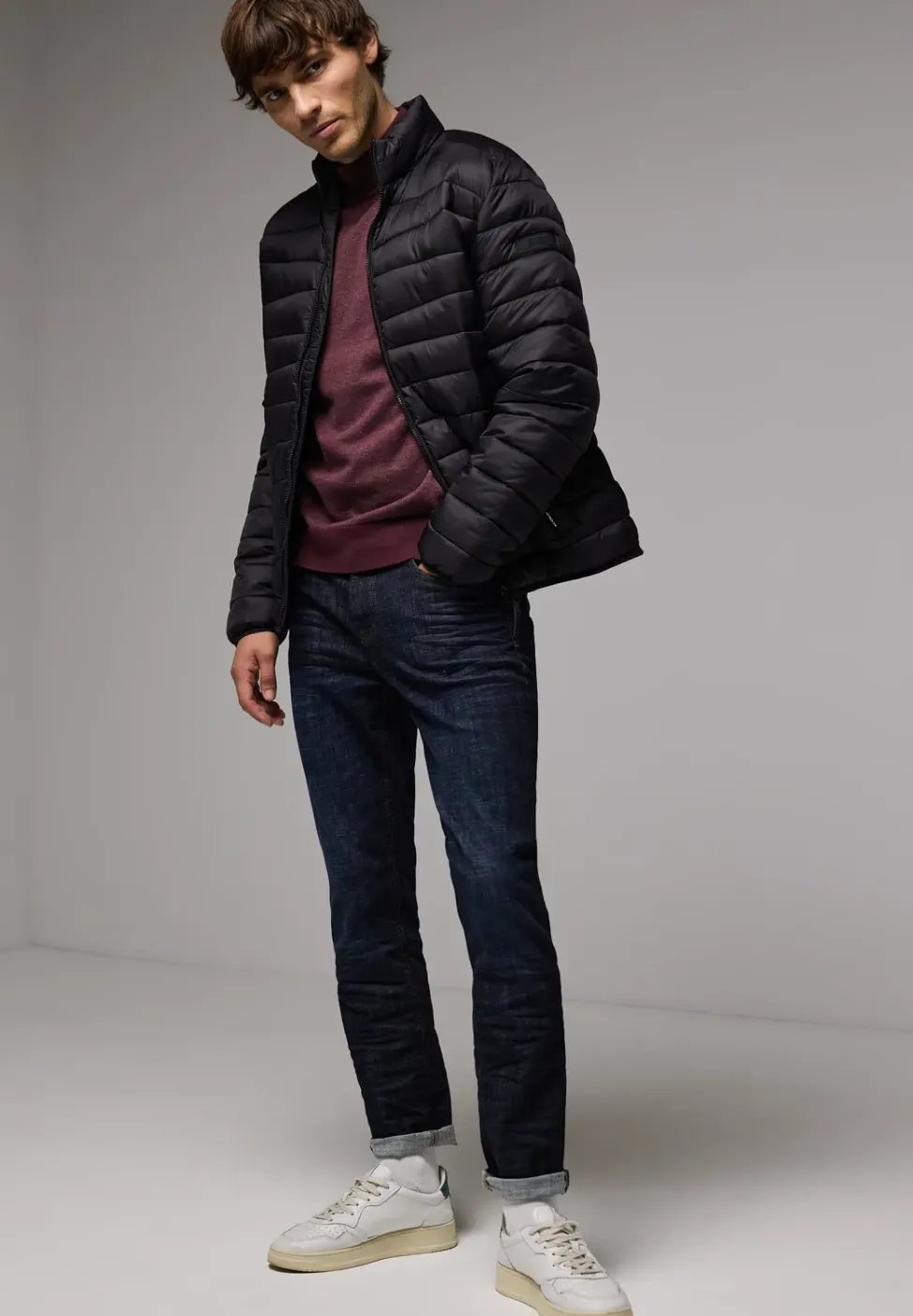 Pullover in Two Tone Optik