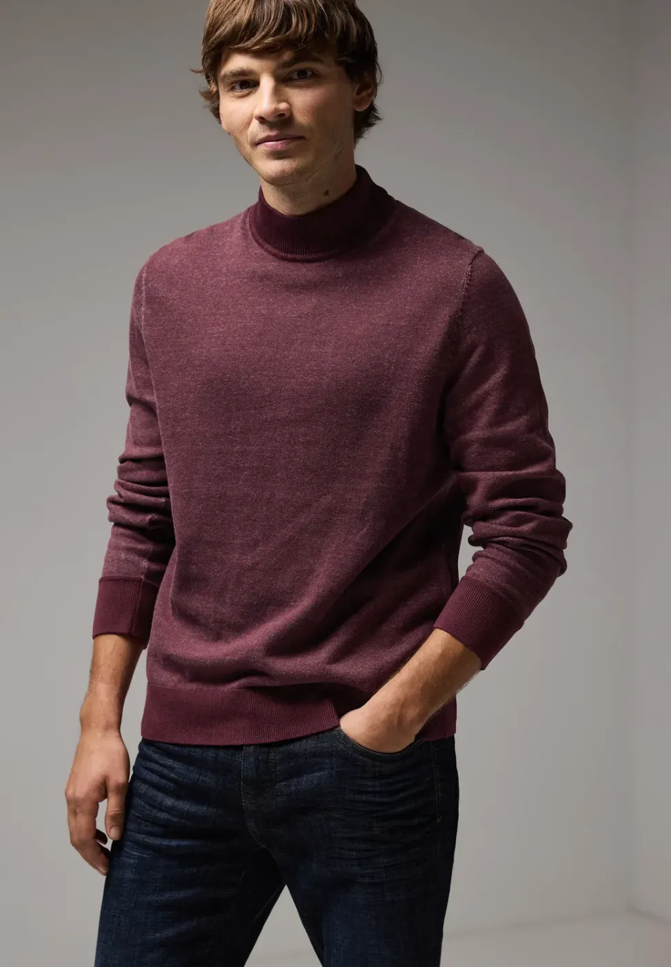 Pullover in Two Tone Optik