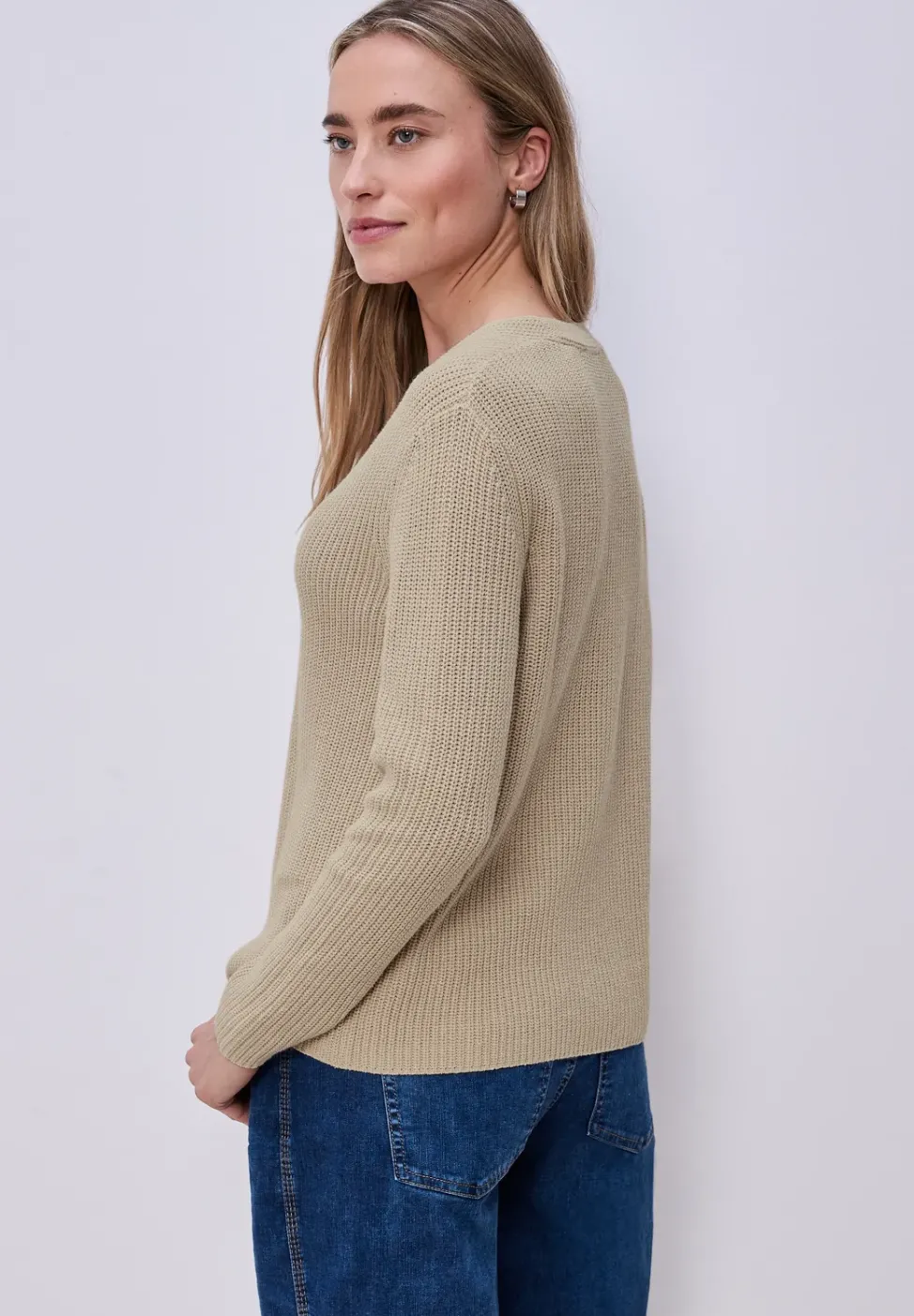 Pullover in Unifarbe