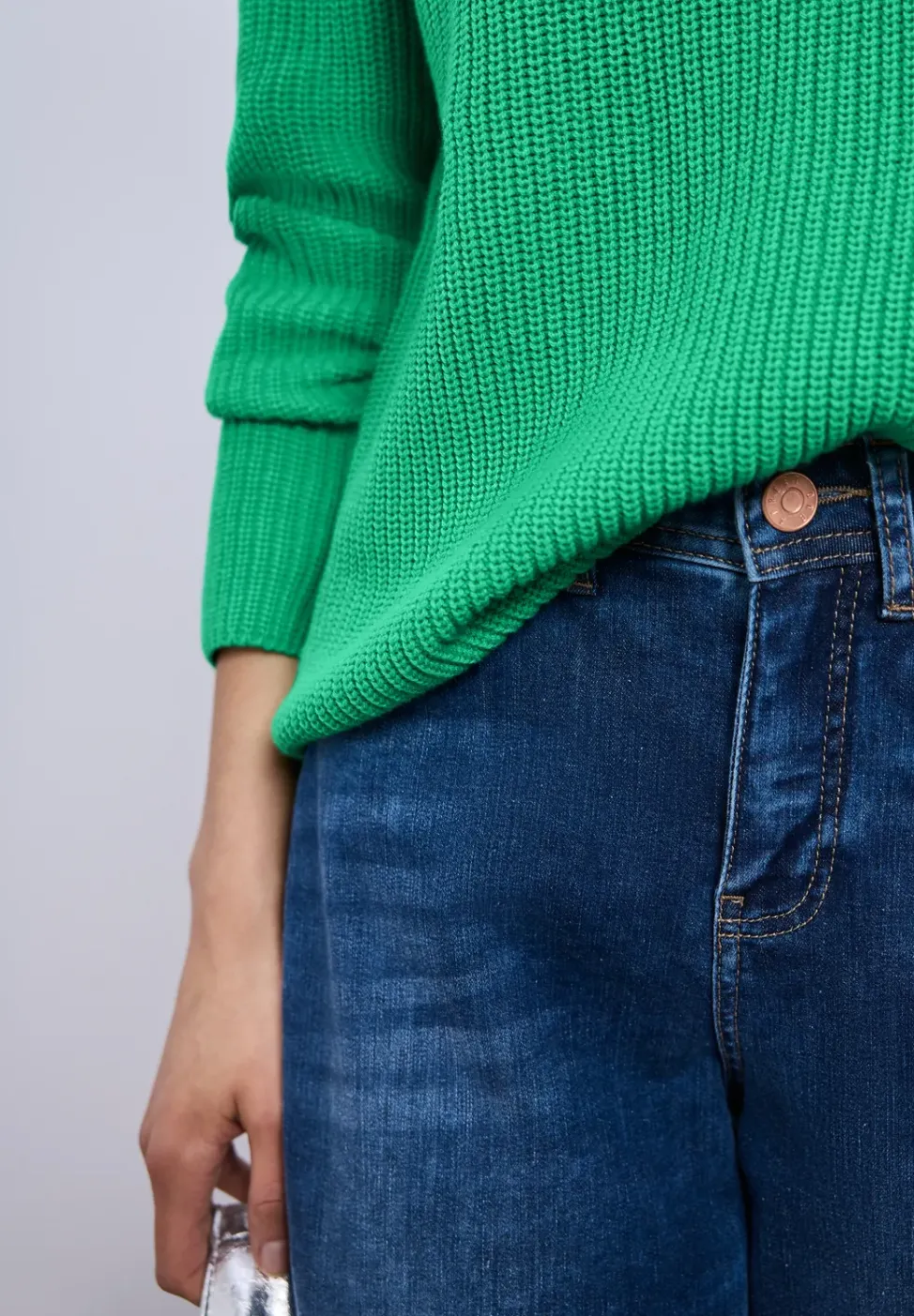 Pullover in Unifarbe