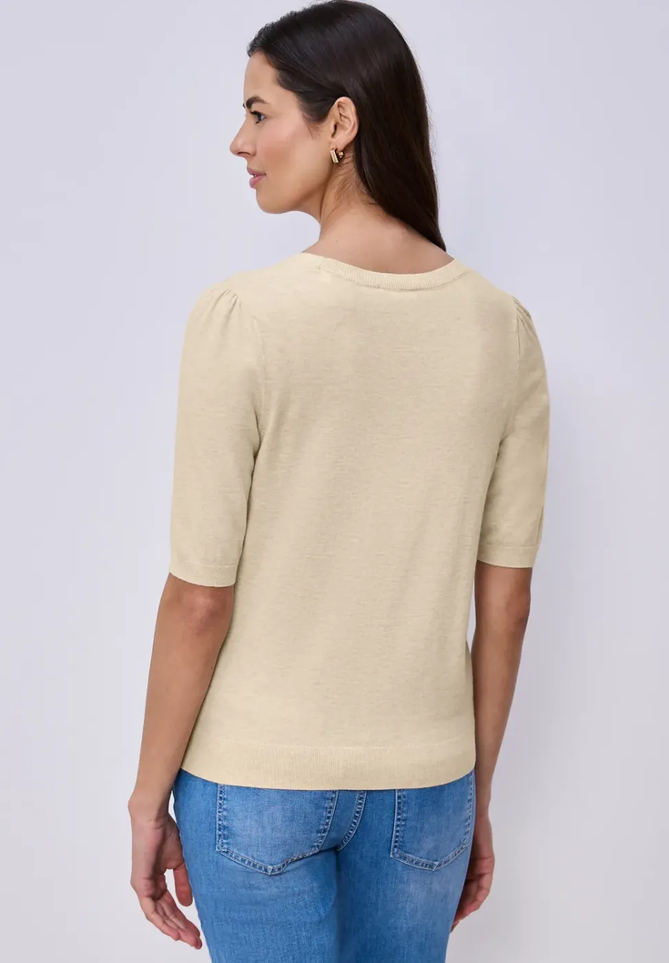 Pullover in Unifarbe