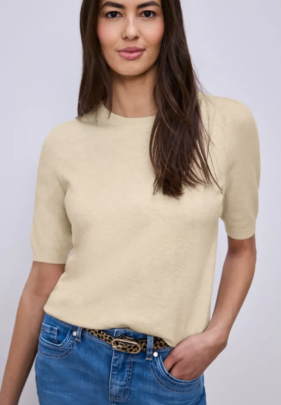 Pullover in Unifarbe
