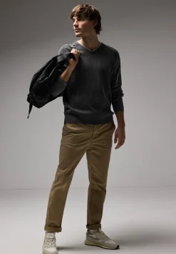 Pullover in Washed-Optik