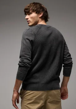 Pullover in Washed-Optik