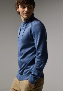 Pullover in Washed-Optik