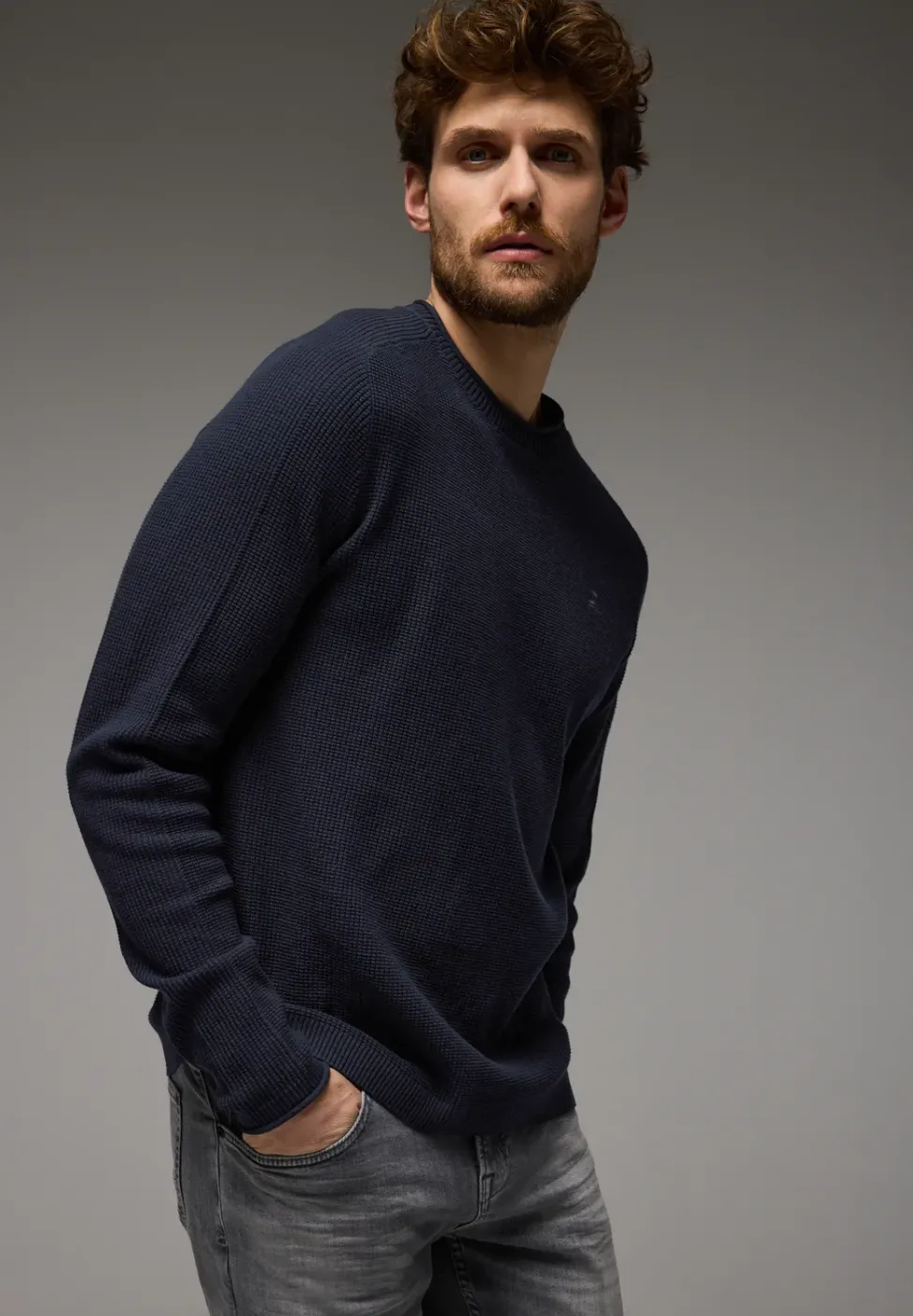 Pullover mit feiner Struktur