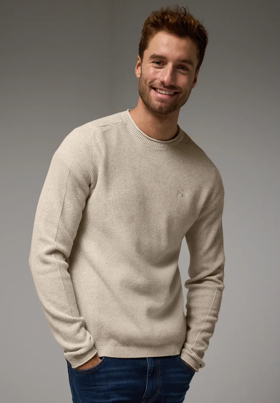 Pullover mit feiner Struktur