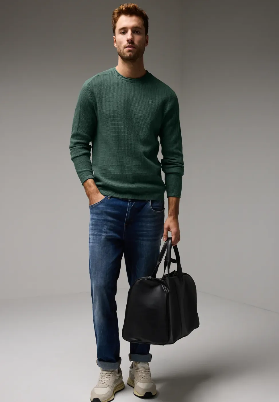 Pullover mit feiner Struktur