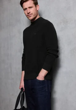 Pullover mit Stehkragen