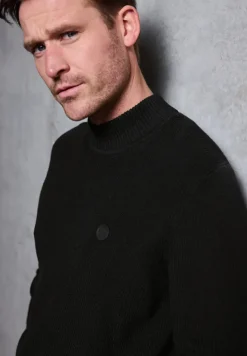 Pullover mit Stehkragen