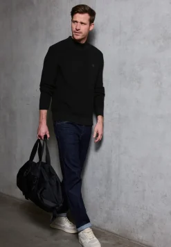 Pullover mit Stehkragen