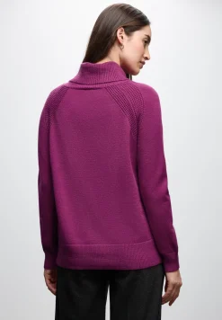 Pullover mit Stehkragen