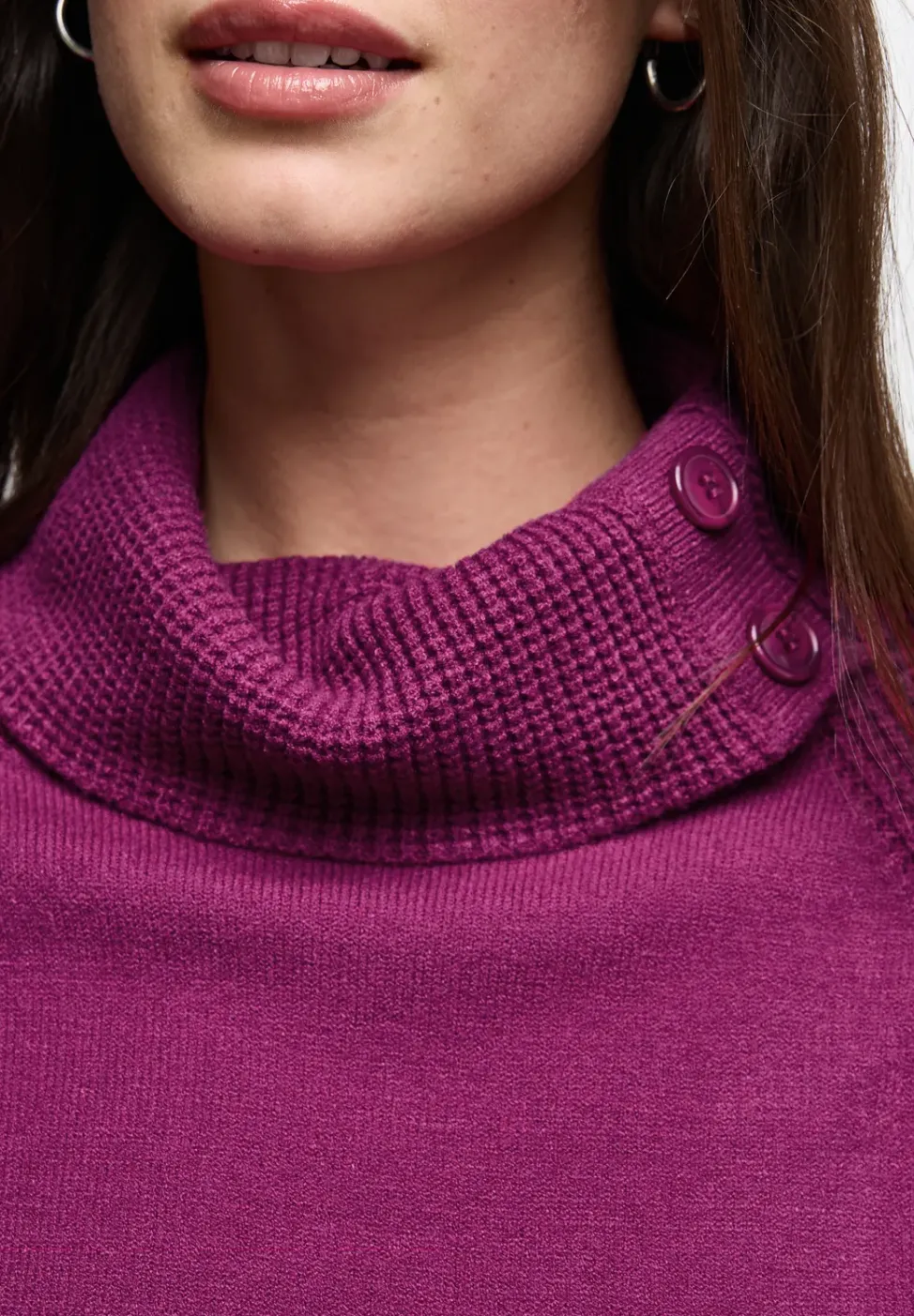 Pullover mit Stehkragen