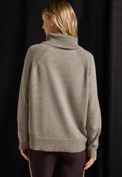 Pullover mit Stehkragen