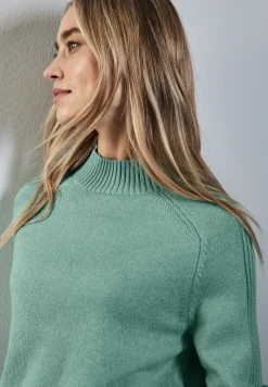 Pullover mit Stehkragen