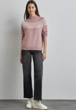 Pullover mit Stehkragen