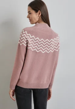 Pullover mit Stehkragen