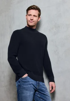 Pullover mit Stehkragen