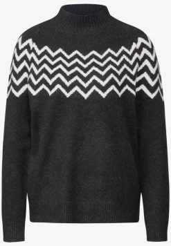 Pullover mit Stehkragen