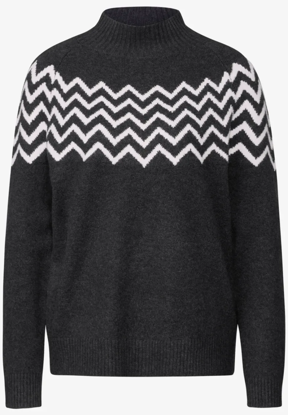 Pullover mit Stehkragen