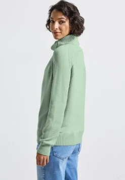 Pullover mit Stehkragen
