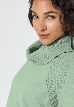 Pullover mit Stehkragen