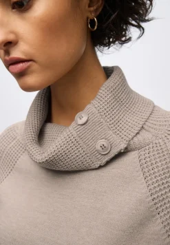 Pullover mit Stehkragen