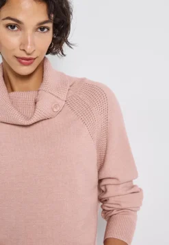 Pullover mit Stehkragen