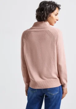 Pullover mit Stehkragen