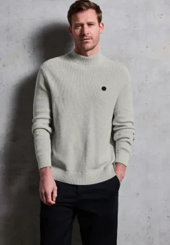 Pullover mit Stehkragen