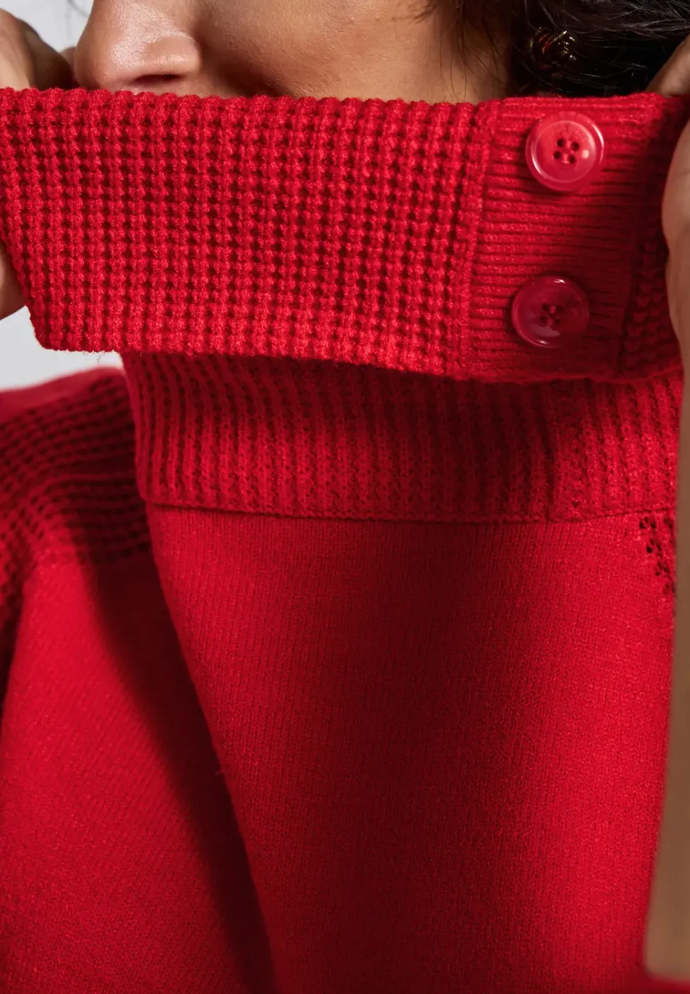 Pullover mit Stehkragen