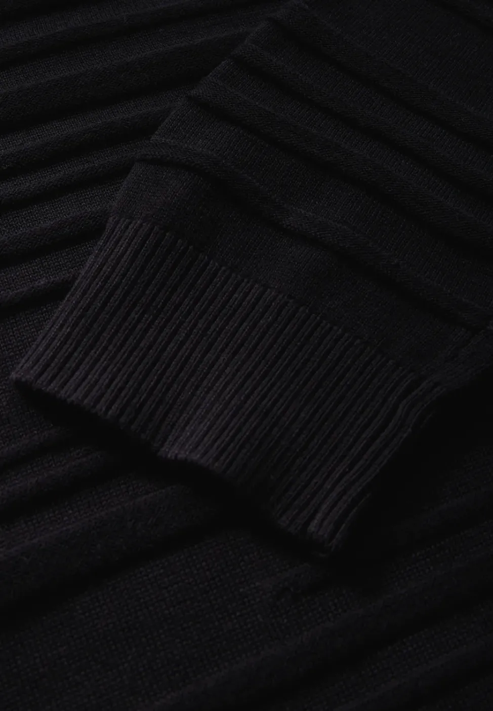 Pullover mit Strukturstreifen