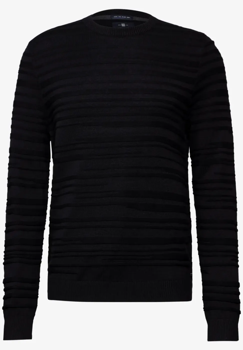 Pullover mit Strukturstreifen