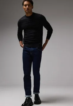 Pullover mit Strukturstreifen