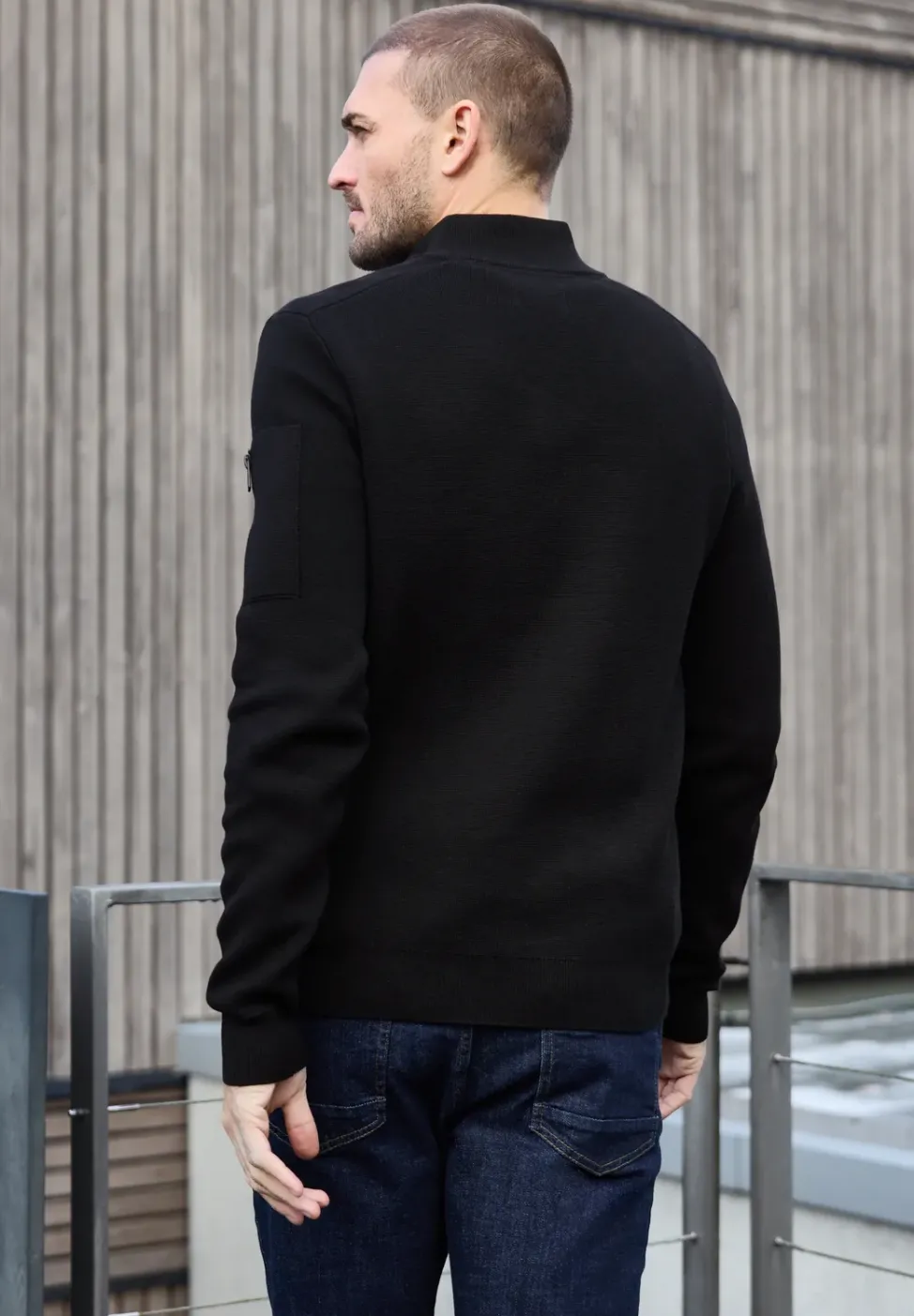 Pullover mit Troyerkragen