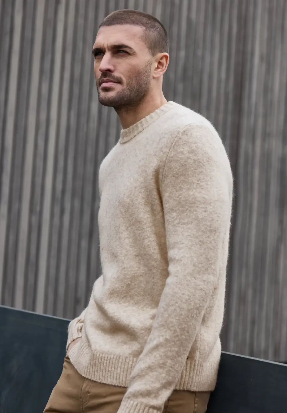 Pullover mit Woll-Anteil
