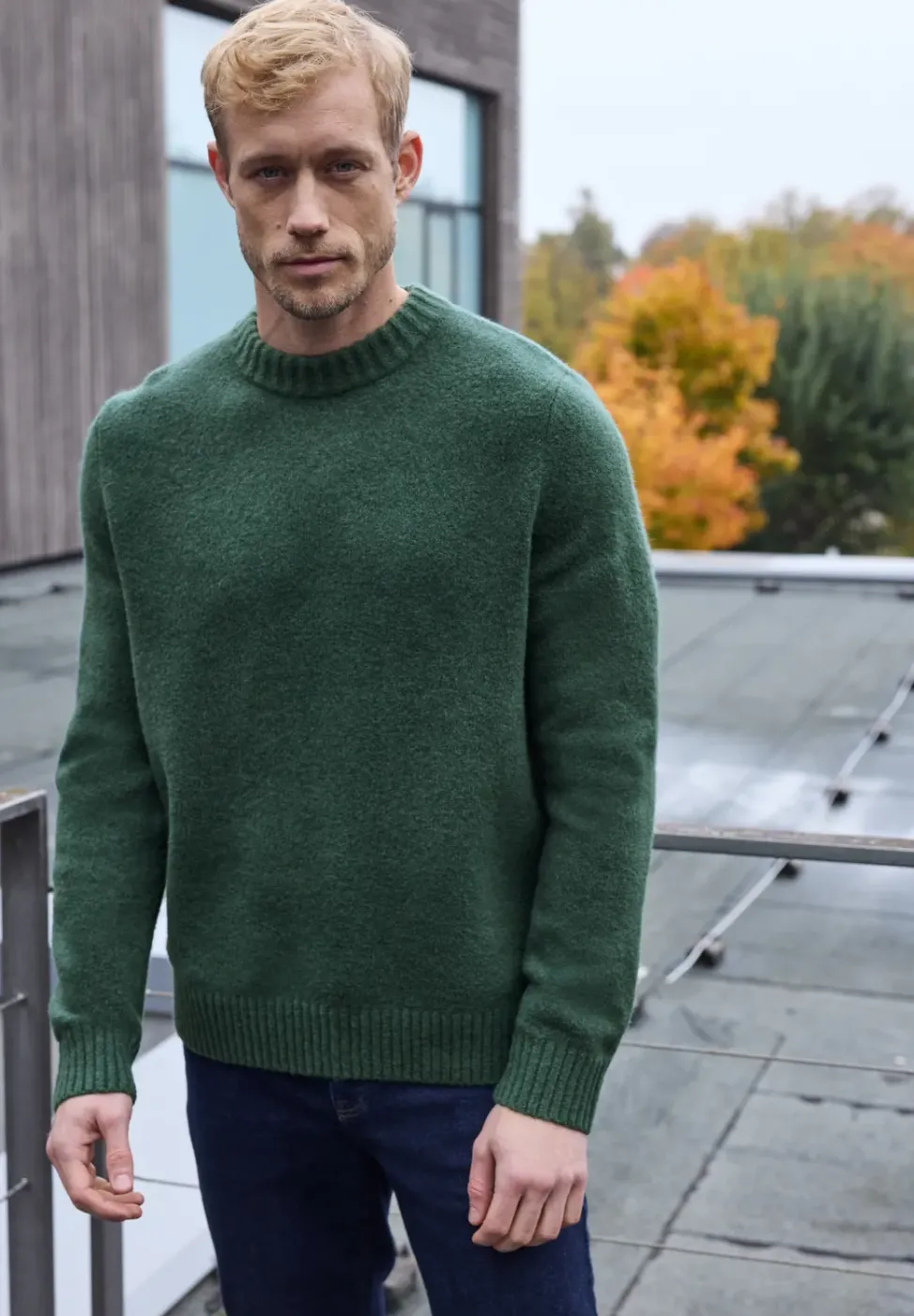 Pullover mit Woll-Anteil