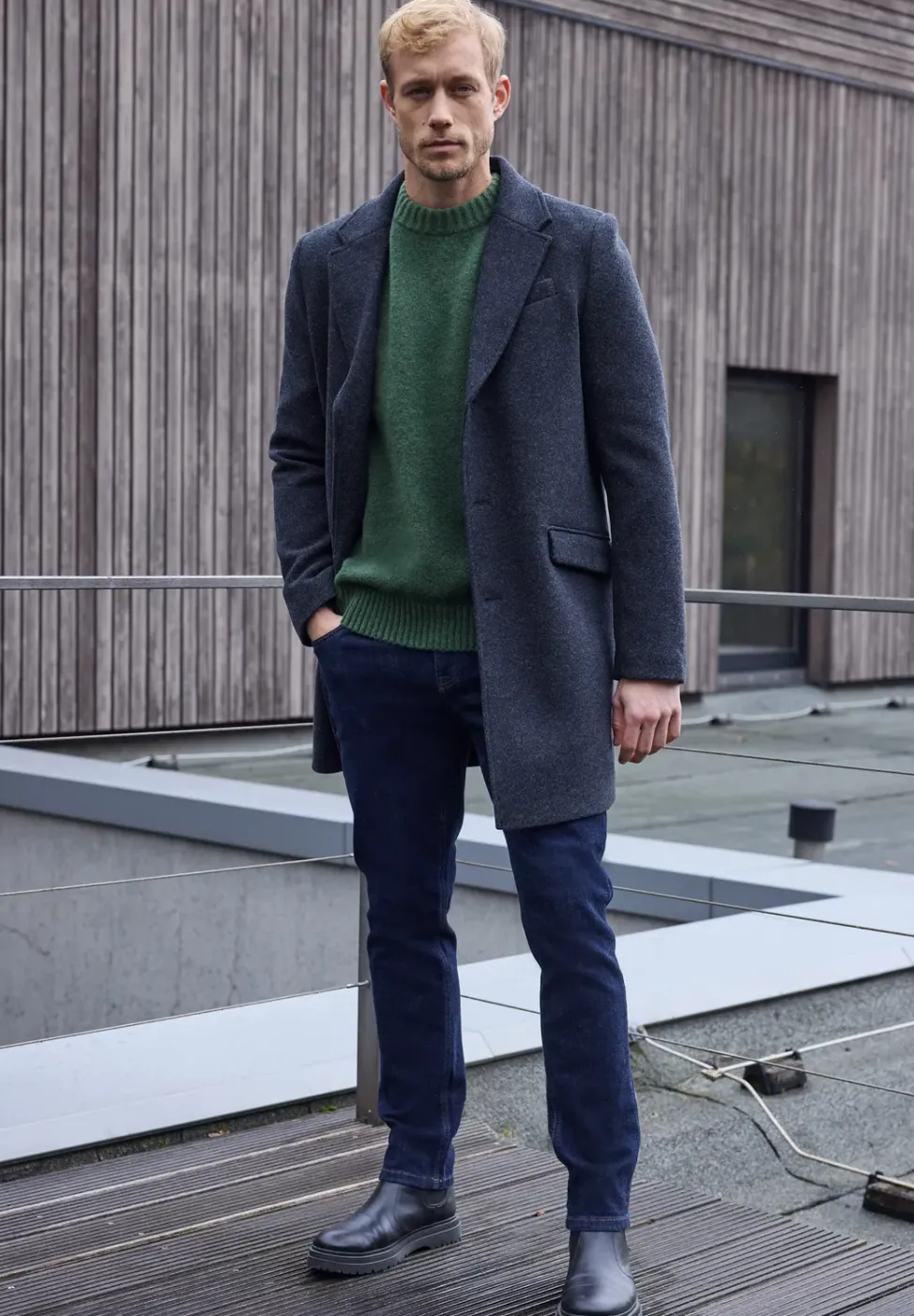 Pullover mit Woll-Anteil