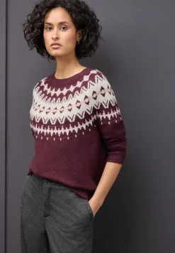 Pullover im Norweger-Look