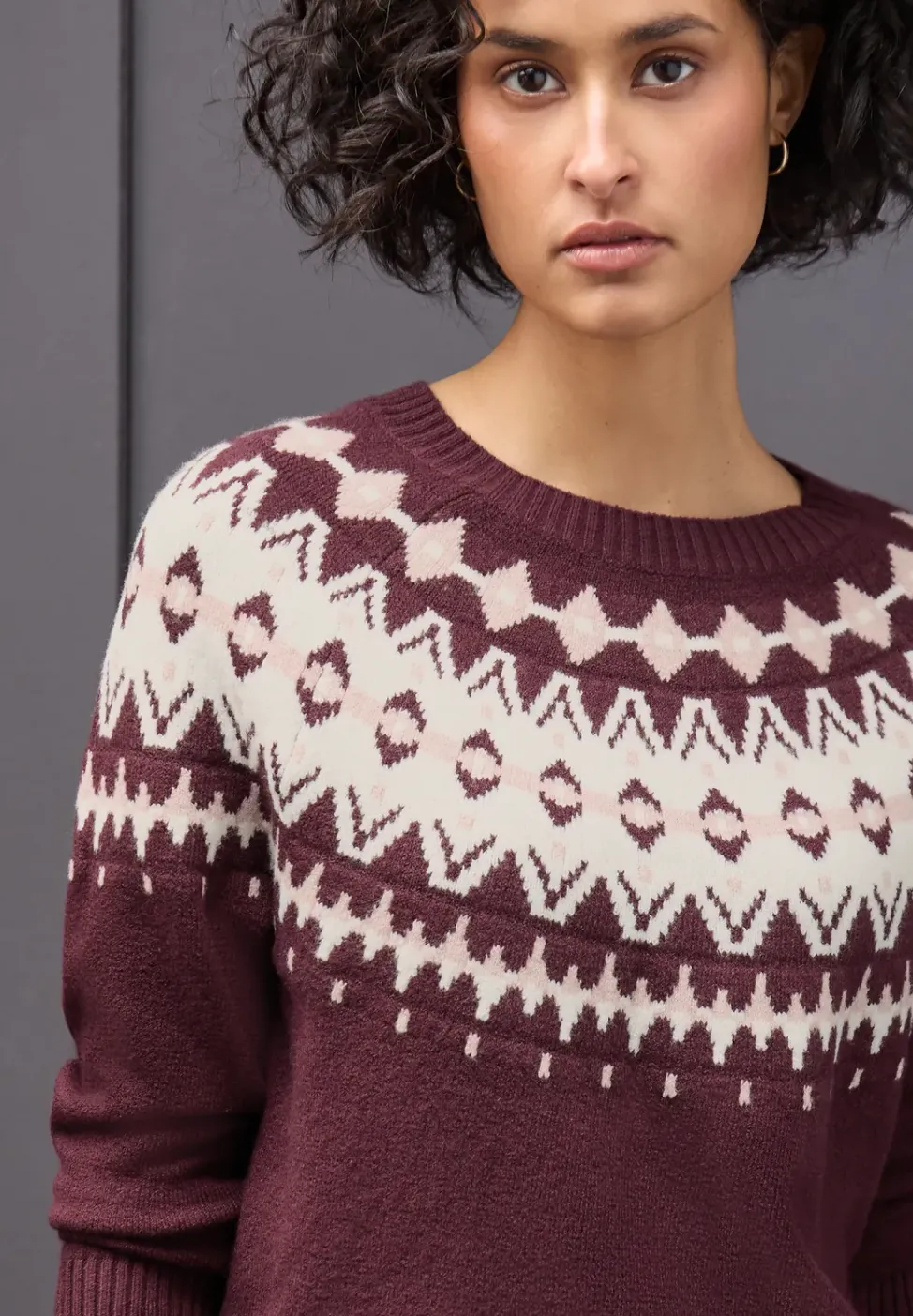 Pullover im Norweger-Look