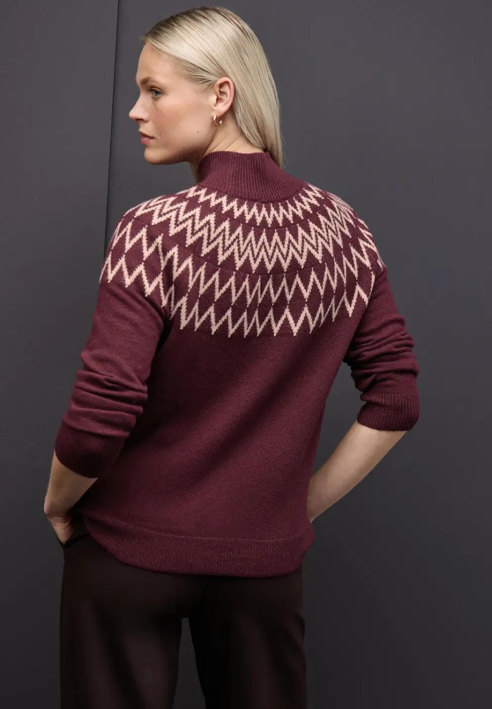 Pullover im Norweger-Look