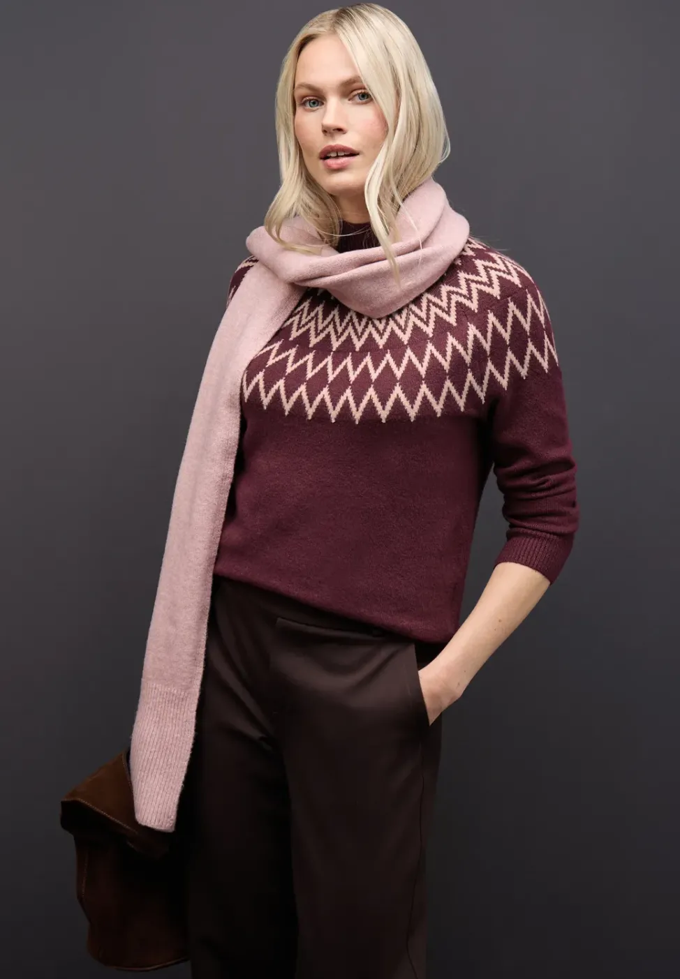 Pullover im Norweger-Look
