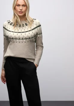 Pullover im Norweger-Look