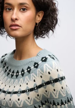 Pullover im Norweger-Look
