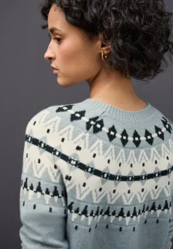 Pullover im Norweger-Look